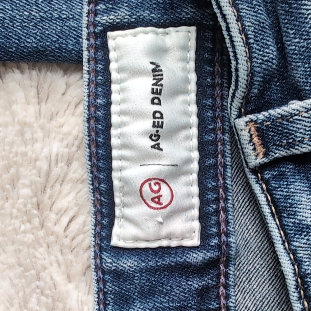 AG Adriano Goldschmied Mari Mid-Rise Slim Straight Jeans - Picture 12 of 14